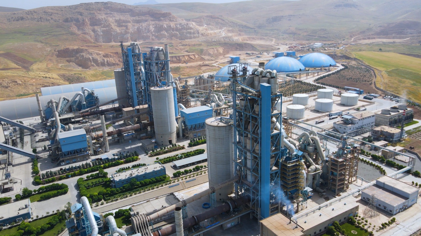 Mass Cement Factory – Bazyan -Iraq- with a capacity of 6 million tons annually